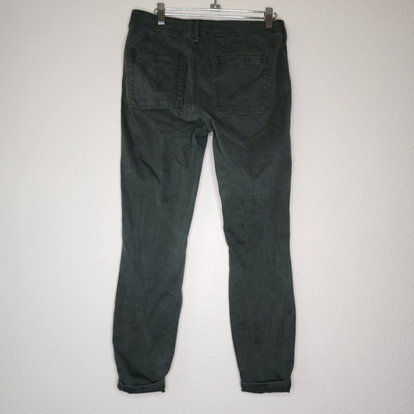 Anthropologie Green Skinny Utility Ankle Pants 28 - Picture 3 of 7